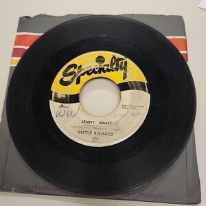 Little Richard Jenny Jenny Miss Ann 45 RPM Vinyl Record Album Vintage